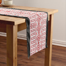 Red Black and White Classidic Fair Isle Motif