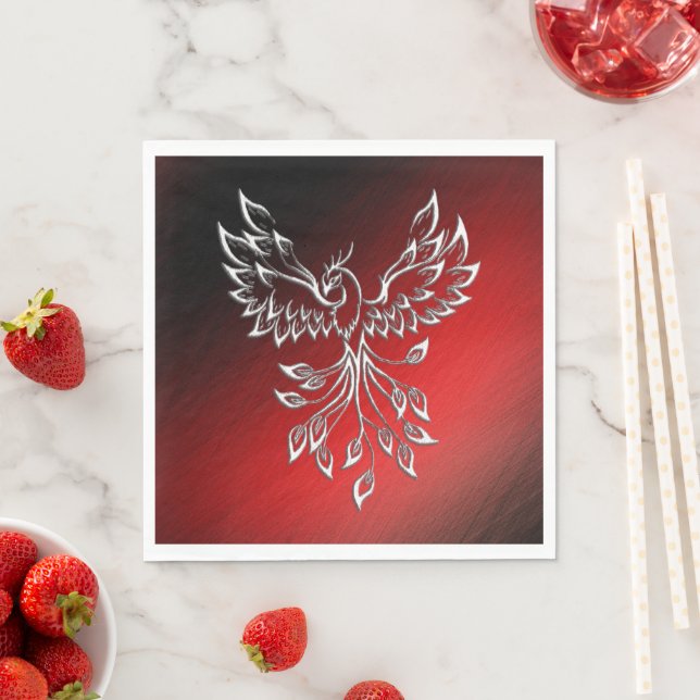 Red Black Ashes och Phoenix Pappersservett (Insitu)