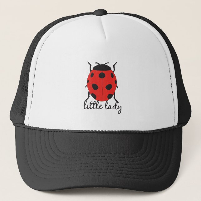 Red & Black Baby Ladybug Cute Red Ladybug Insekt Keps (Framsida)