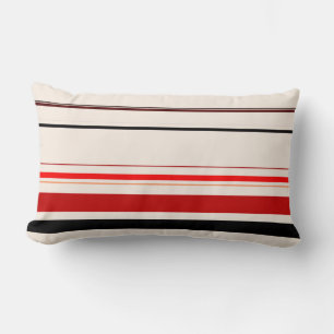 Red Black Beige Brown Rand Lumbarkudde