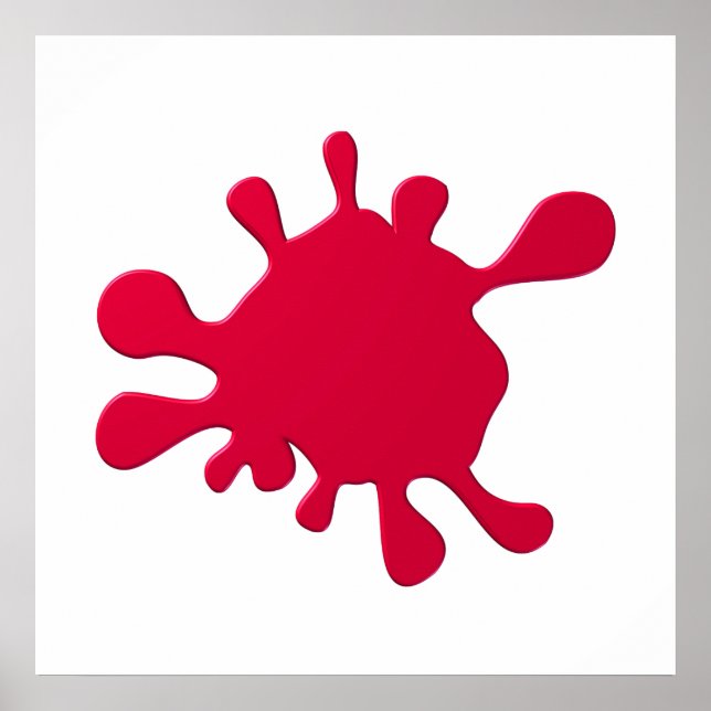 Red bläck blot poster (Framsidan)