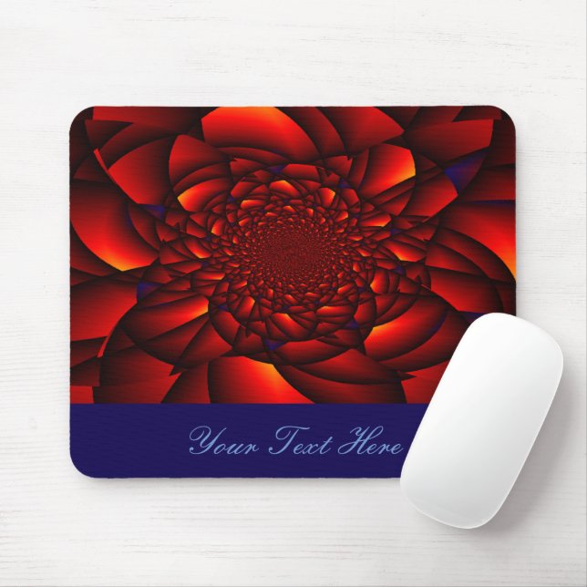 Red Black Blue Petal Musmatta (Med mus)