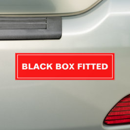 Red Black Box Passande Bildekal