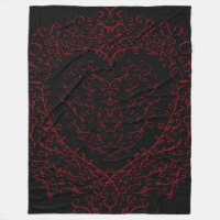 Red Black Bröllop Gothic Heart BeSnygg Elegant
