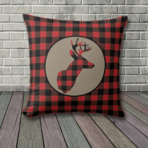 Red Black Buffalo Play Hjort Head