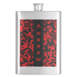 Red Black Camouflage Masculine-kolv Fickplunta