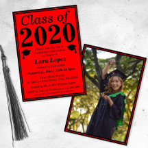 Red Black Class of 2024 Studenten Photo