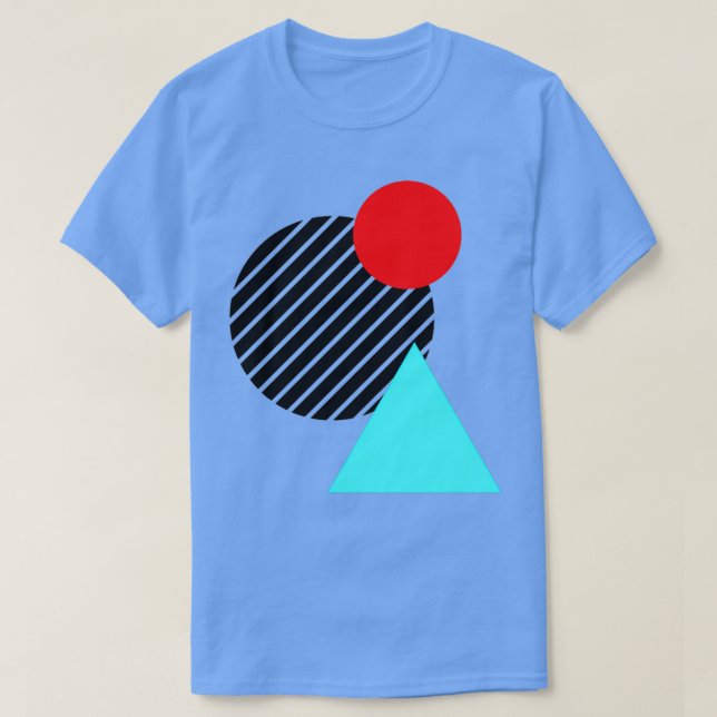 Red Black Cyan T Shirt (Design framsida)