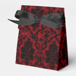 Red Black Damask Presentaskar