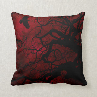 Red & Black Gothic Kudde