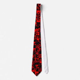Red & Black Graffiti Slips