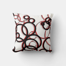 Red Black & Grått Circles