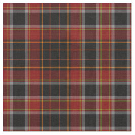 Red Black Grått Gult Tartan Play Tyg