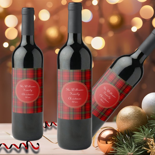 Red Black Grönt - Mysiga plairer Vinflaska Etikett (Skapare uppladdad)