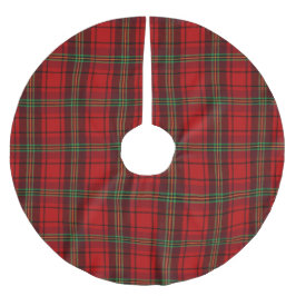 Red Black Grönt Mysiga program Julgransmatta Borstad Polyester