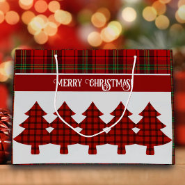 Red Black Grönt Mysigt Tartan