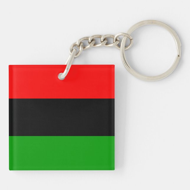 Red, Black, Grönt Pan African Flagga (Baksidan)