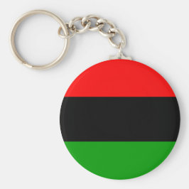 Red, Black, Grönt Pan African Flagga Nyckelring