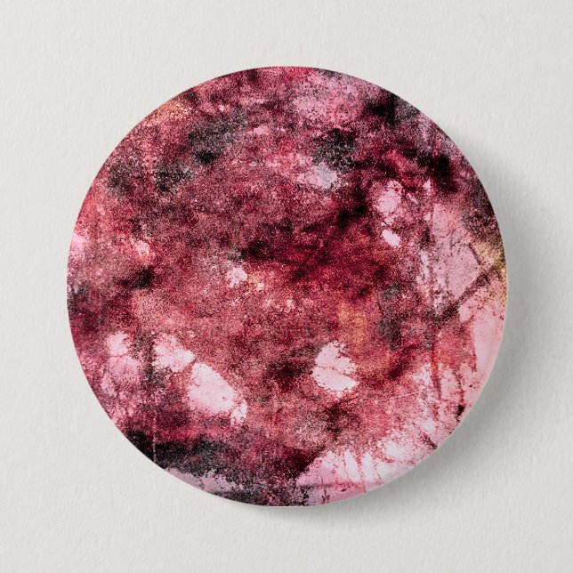 Red Black grunge abstrakt color pensel modern art Knapp (Framsida)