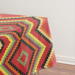 Red Black Gult Native American Blanket Mönster