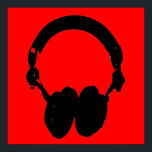 Red Black Headphone Silhouette Pop Art Poster<br><div class="desc">Hip hop,  R&B,  Sten,  Heavy Metall,  Techno,  Punk,  Rap,  Classic,  African American,  Jazz... . Vi kärlek musik,  vi kärlek lyssnar på cd,  radio. Upplev videoklipp,  mixer,  mixer,  omblandningar,  omslag och omslag.</div>