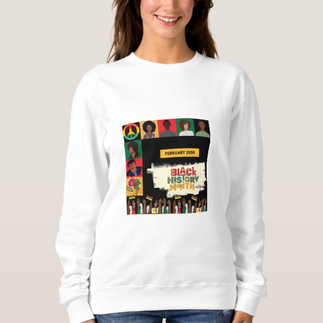 Red Black History Month Honoring Legacy T Shirt (Framsida)