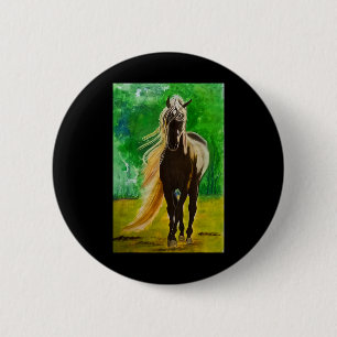 Red Black Horses Horse Lovers Flo Knapp