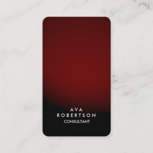Red Black Kreativ Consultant Manager Visitkort