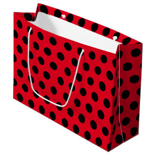 Red & Black Lardium Polka Dot Party