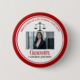 Red Black Law School Studenten Parent Photo Knapp