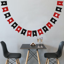 Red & Black Male Corporate Grattiss Anpassningsbar