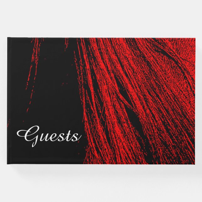 Red & Black Mane Guest Bok (Framsida)