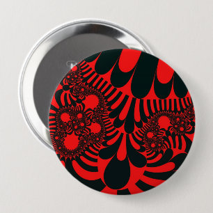 Red Black Mod Huge-knapp Knapp