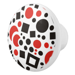 Red & Black Modern Art Deco Knopp