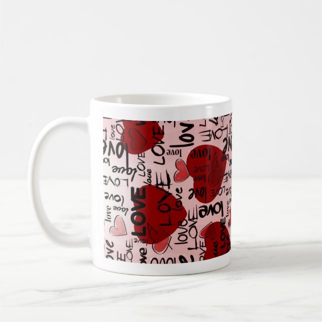 Red & Black Mug Kaffemugg (Vänster)