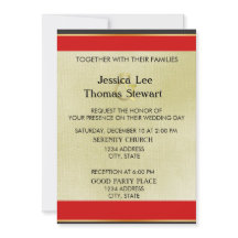 Red, Black och Guld Simple Elegance