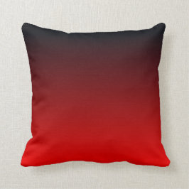 Red Black Ombre Kudde