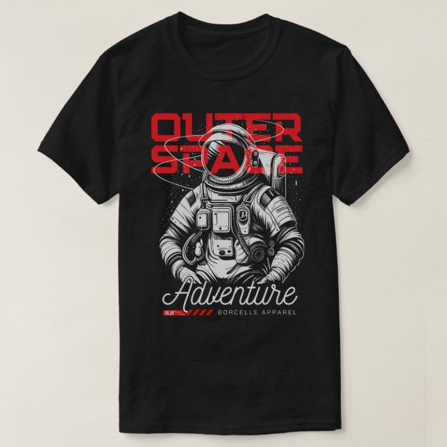 Red & Black Outerspace Vision Tee (Design framsida)