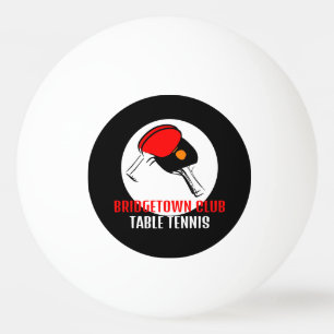 Red & Black Paddles, Bord Tennis Klubb Pingisboll