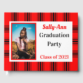 Red Black Photo Studentfest Gästböcker