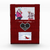 Red Black Play-julofferten Monogram Photo