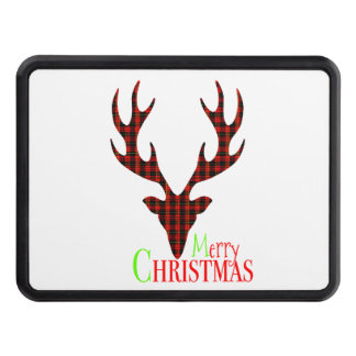 Red Black Play Reindeer jul Hitch Cover Dragkroksskydd