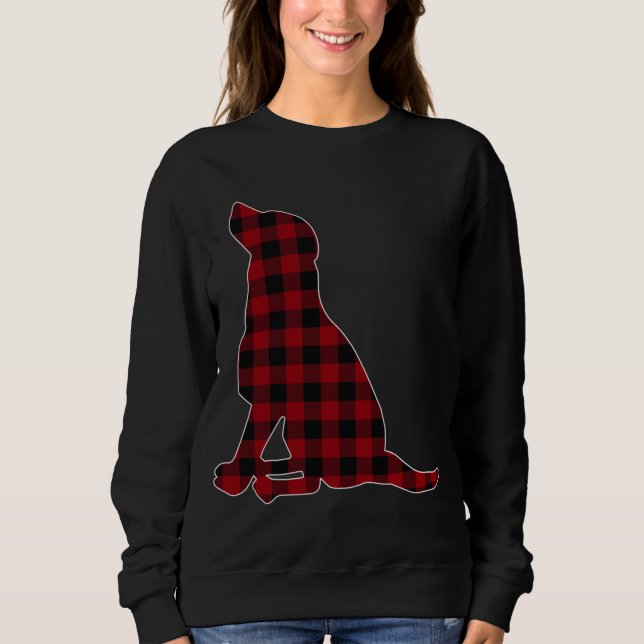 Red Black Play Svart lab Älskare Matching Family P T Shirt (Framsida)