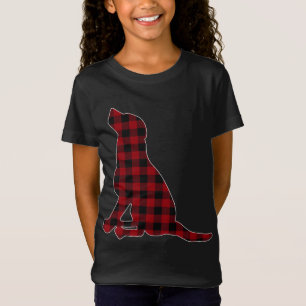 Red Black Play Svart lab Älskare Matching Family P T Shirt