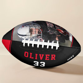 Red Black Player's Namn Number Photo