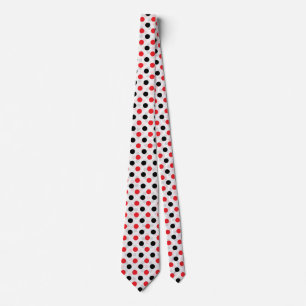 Red Black Polka dots Textile Mönster Design Slips