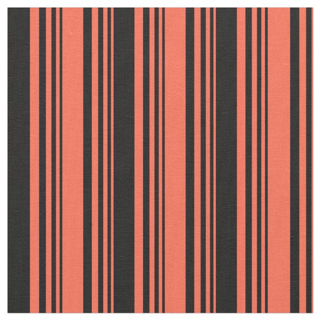 Red & Black Rand Tyg (Närbild)