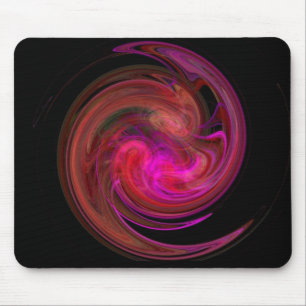 RED BLACK ROSA LIGHT VORTEX,Fractal Art Musmatta