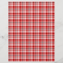 Red Black Scrapbook Papper