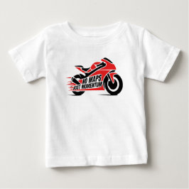 Red Black Sport Motorcycle  T Shirt